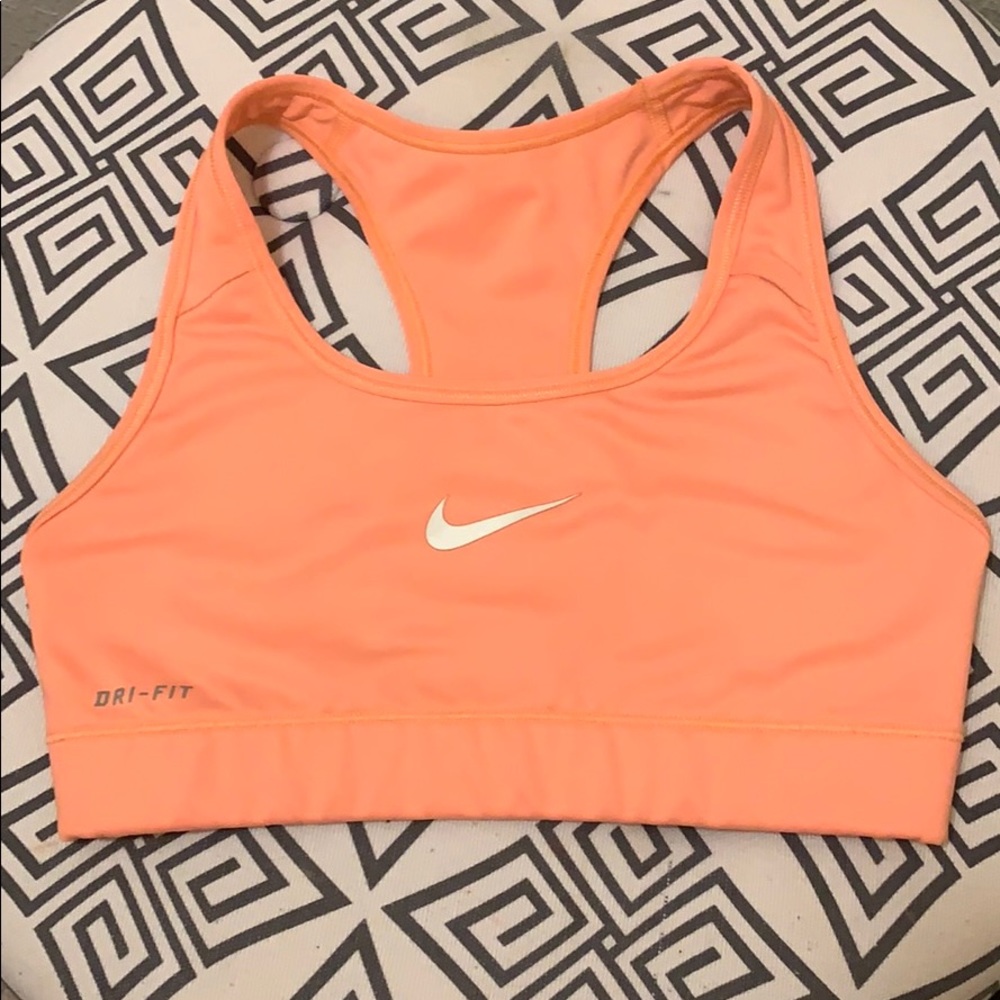 Nike Orange Sports Bra